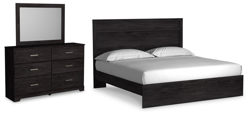 Belachime Panel Bed, Dresser, Mirror, Chest & Nightstand, Bedroom Set