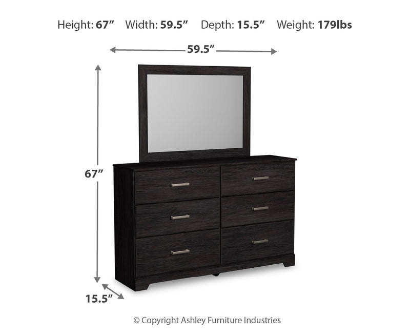 Belachime Panel Bed, Dresser, Mirror, Chest & Nightstand, Bedroom Set