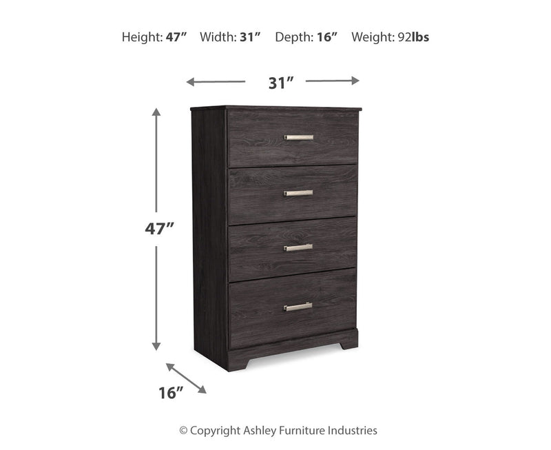 Belachime Panel Bed, Dresser, Mirror, Chest & Nightstand, Bedroom Set