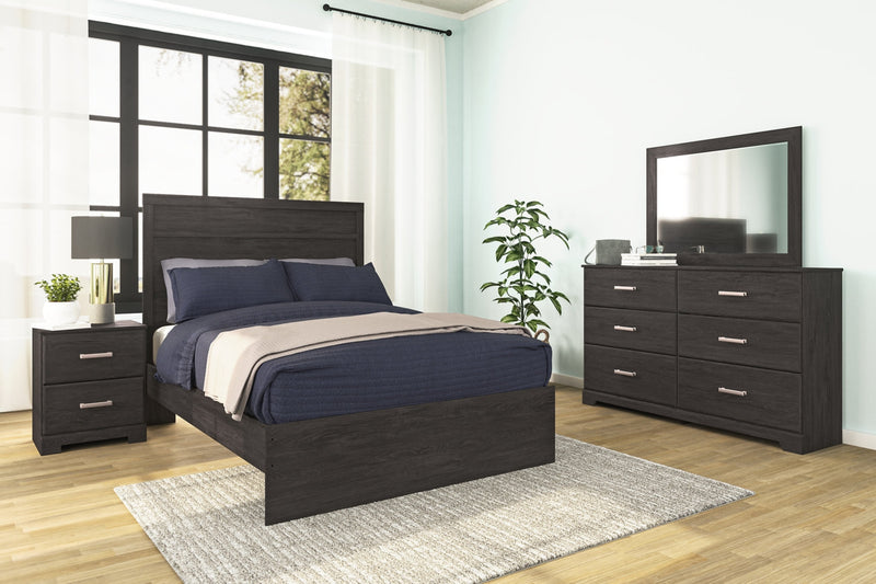 Belachime Panel Bed, Dresser, Mirror, Chest & Nightstand, Bedroom Set