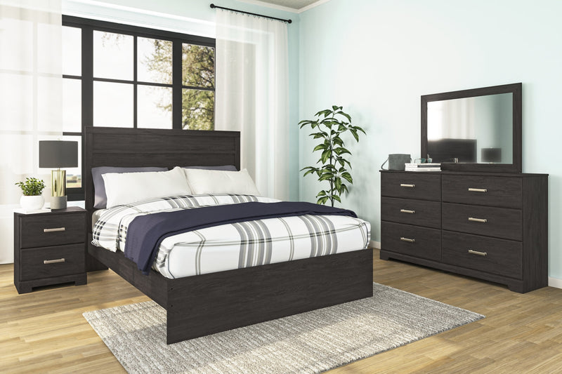 Belachime Panel Bed, Dresser, Mirror, Chest & Nightstand, Bedroom Set