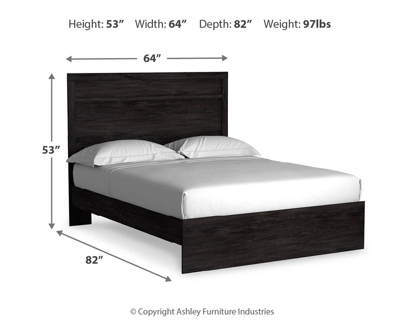 Belachime Panel Bed, Dresser, Mirror, Chest & Nightstand, Bedroom Set
