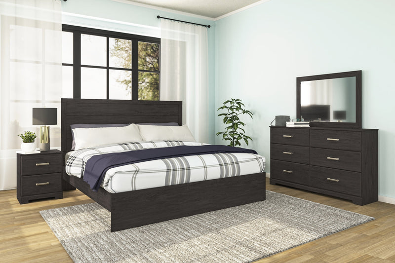 Belachime Panel Bed, Dresser, Mirror, Chest & Nightstand, Bedroom Set