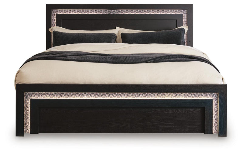 Shoralli Panel Bed