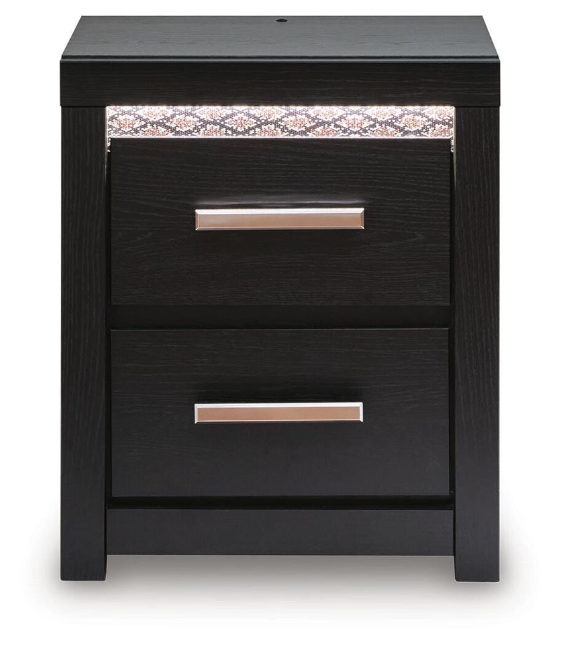 Shoralli Two Drawer Night Stand