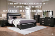 Brizmore Beds Panel Platform Bed Black