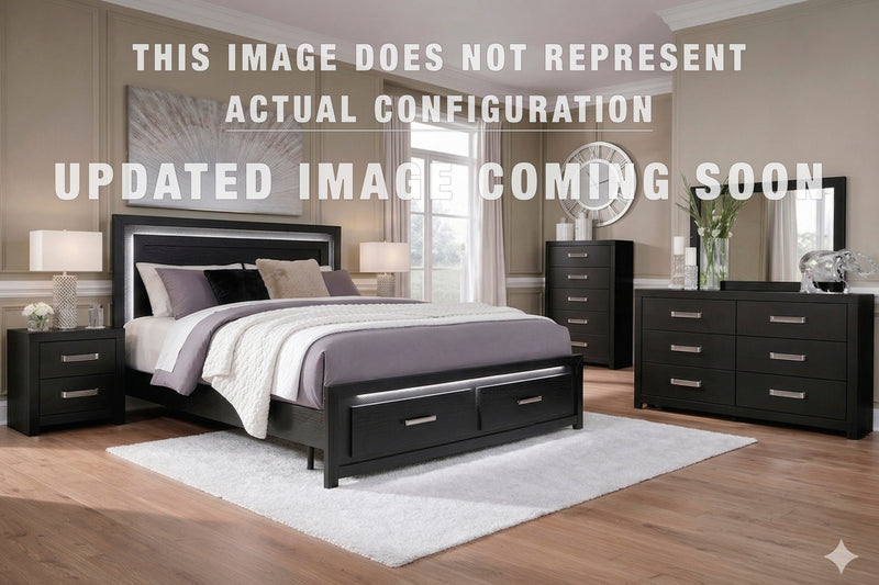 Brizmore Beds Panel Platform Bed Black