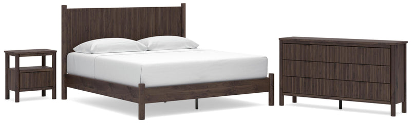 Pamytta Panel Bed, Dresser, Mirror, Chest & Nightstand, Bedroom Set