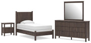 Pamytta Panel Bed, Dresser, Mirror, Chest & Nightstand, Bedroom Set
