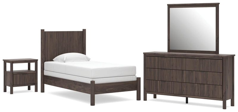 Pamytta Panel Bed, Dresser, Mirror, Chest & Nightstand, Bedroom Set