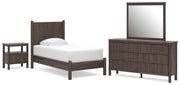 Pamytta Panel Bed, Dresser, Mirror, Chest & Nightstand, Bedroom Set