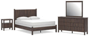 Pamytta Panel Bed, Dresser, Mirror, Chest & Nightstand, Bedroom Set