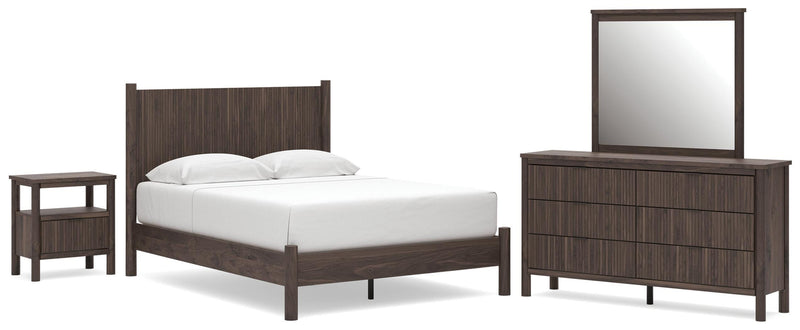 Pamytta Panel Bed, Dresser, Mirror, Chest & Nightstand, Bedroom Set