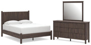 Pamytta Panel Bed, Dresser, Mirror, Chest & Nightstand, Bedroom Set
