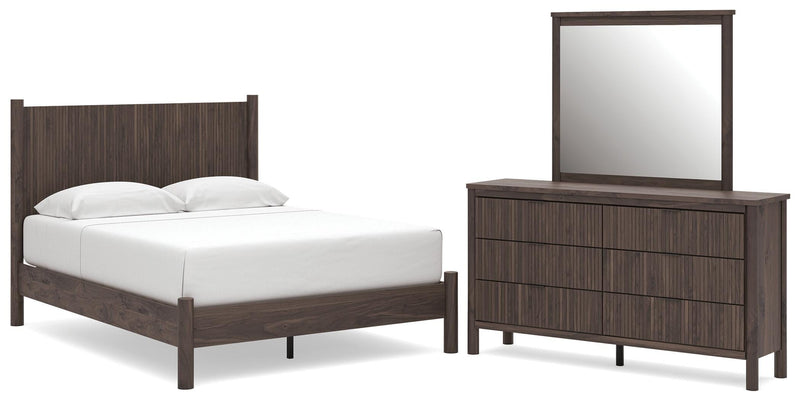 Pamytta Panel Bed, Dresser, Mirror, Chest & Nightstand, Bedroom Set