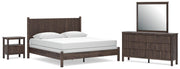 Pamytta Panel Bed, Dresser, Mirror, Chest & Nightstand, Bedroom Set