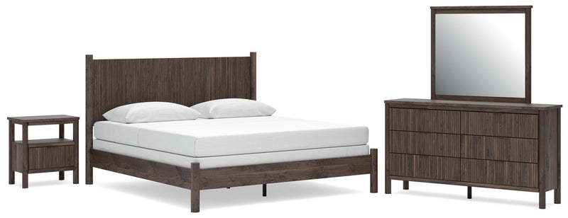 Pamytta Panel Bed, Dresser, Mirror, Chest & Nightstand, Bedroom Set