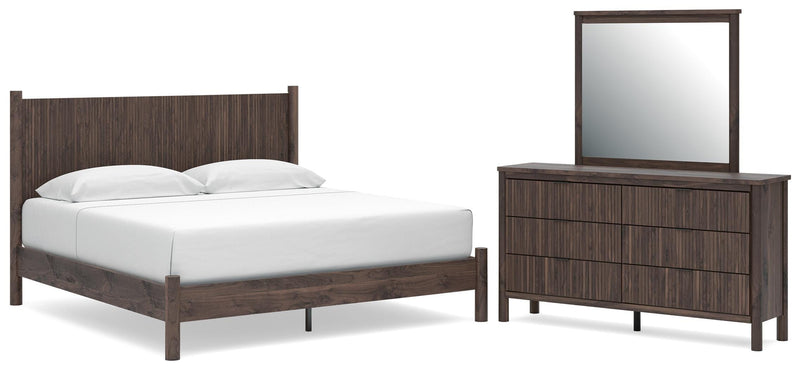 Pamytta Panel Bed, Dresser, Mirror, Chest & Nightstand, Bedroom Set