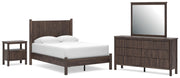 Pamytta Panel Bed, Dresser, Mirror, Chest & Nightstand, Bedroom Set