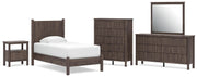Pamytta Panel Bed, Dresser, Mirror, Chest & Nightstand, Bedroom Set