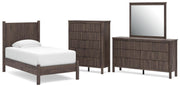 Pamytta Panel Bed, Dresser, Mirror, Chest & Nightstand, Bedroom Set
