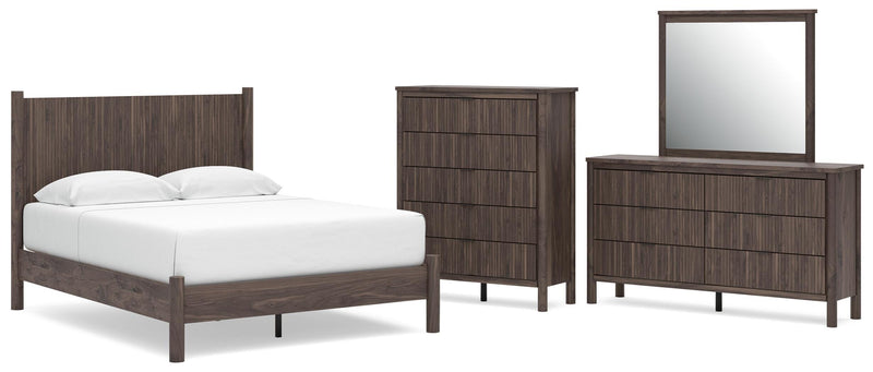 Pamytta Panel Bed, Dresser, Mirror, Chest & Nightstand, Bedroom Set