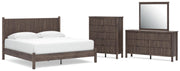 Pamytta Panel Bed, Dresser, Mirror, Chest & Nightstand, Bedroom Set