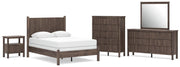 Pamytta Panel Bed, Dresser, Mirror, Chest & Nightstand, Bedroom Set