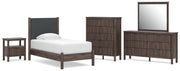 Pamytta Panel Bed, Dresser, Mirror, Chest & Nightstand, Bedroom Set
