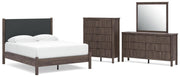 Pamytta Panel Bed, Dresser, Mirror, Chest & Nightstand, Bedroom Set