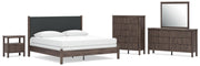 Pamytta Panel Bed, Dresser, Mirror, Chest & Nightstand, Bedroom Set