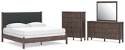 Pamytta Panel Bed, Dresser, Mirror, Chest & Nightstand, Bedroom Set
