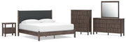 Pamytta Panel Bed, Dresser, Mirror, Chest & Nightstand, Bedroom Set