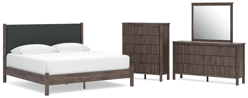 Pamytta Panel Bed, Dresser, Mirror, Chest & Nightstand, Bedroom Set