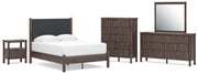 Pamytta Panel Bed, Dresser, Mirror, Chest & Nightstand, Bedroom Set
