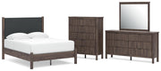 Pamytta Panel Bed, Dresser, Mirror, Chest & Nightstand, Bedroom Set