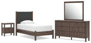 Pamytta Panel Bed, Dresser, Mirror, Chest & Nightstand, Bedroom Set