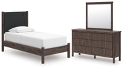 Pamytta Panel Bed, Dresser, Mirror, Chest & Nightstand, Bedroom Set