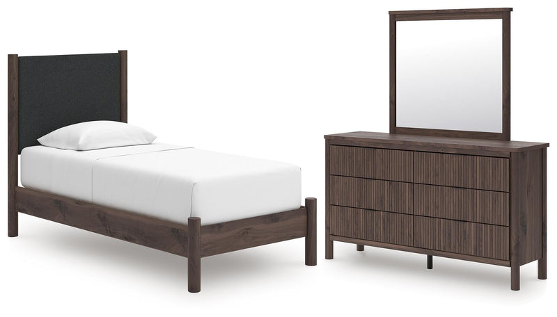 Pamytta Panel Bed, Dresser, Mirror, Chest & Nightstand, Bedroom Set