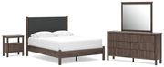 Pamytta Panel Bed, Dresser, Mirror, Chest & Nightstand, Bedroom Set