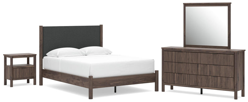 Pamytta Panel Bed, Dresser, Mirror, Chest & Nightstand, Bedroom Set