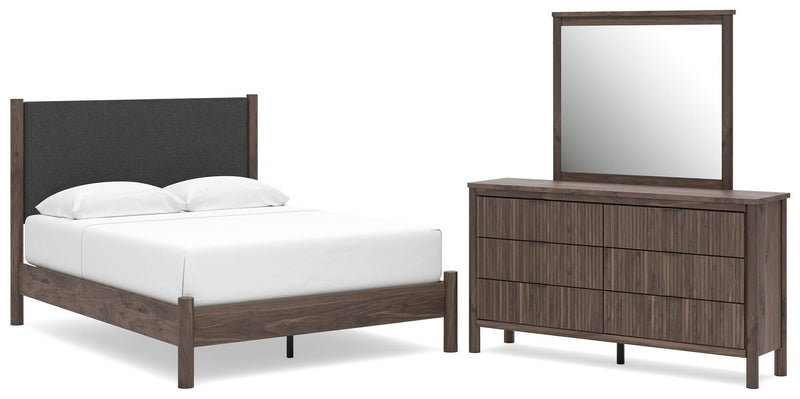 Pamytta Panel Bed, Dresser, Mirror, Chest & Nightstand, Bedroom Set