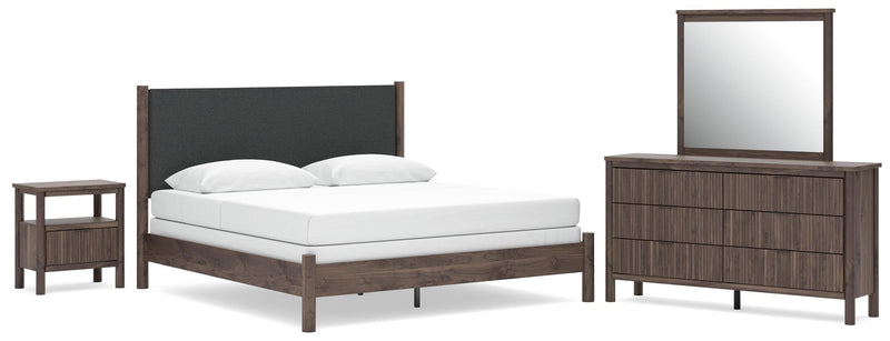 Pamytta Panel Bed, Dresser, Mirror, Chest & Nightstand, Bedroom Set