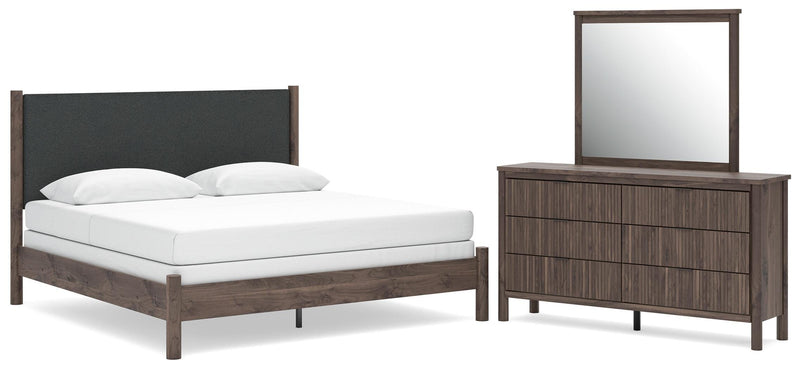 Pamytta Panel Bed, Dresser, Mirror, Chest & Nightstand, Bedroom Set