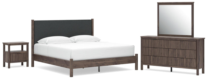 Pamytta Panel Bed, Dresser, Mirror, Chest & Nightstand, Bedroom Set