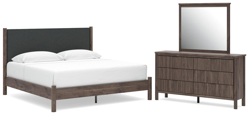 Pamytta Panel Bed, Dresser, Mirror, Chest & Nightstand, Bedroom Set