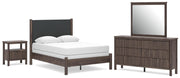 Pamytta Panel Bed, Dresser, Mirror, Chest & Nightstand, Bedroom Set