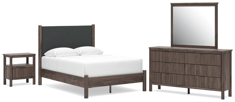 Pamytta Panel Bed, Dresser, Mirror, Chest & Nightstand, Bedroom Set
