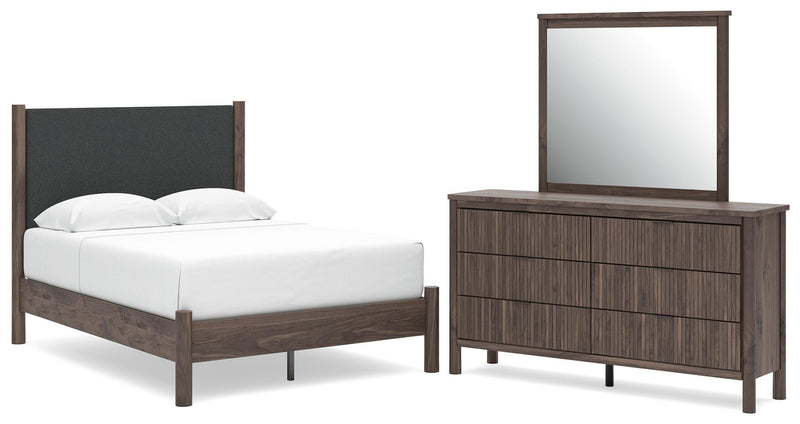 Pamytta Panel Bed, Dresser, Mirror, Chest & Nightstand, Bedroom Set
