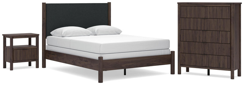 Pamytta Panel Bed, Dresser, Mirror, Chest & Nightstand, Bedroom Set